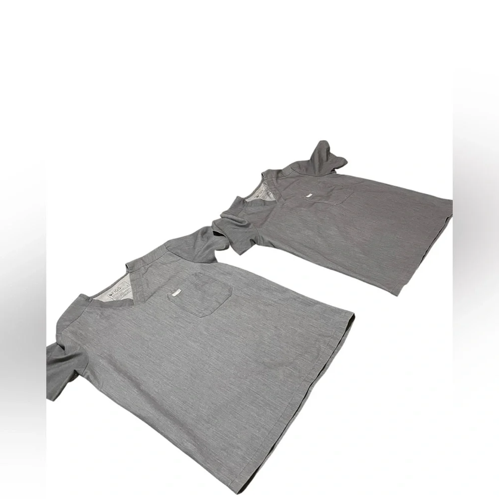 💙BUNDLE Figs Charcoal V-Neck Scrub Top - Picture 4 of 12